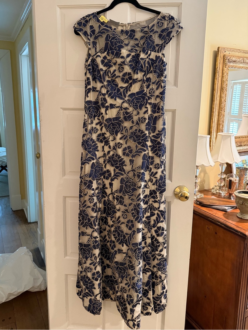 Carlisle Navy Blue Lace Formal Dress Size 8